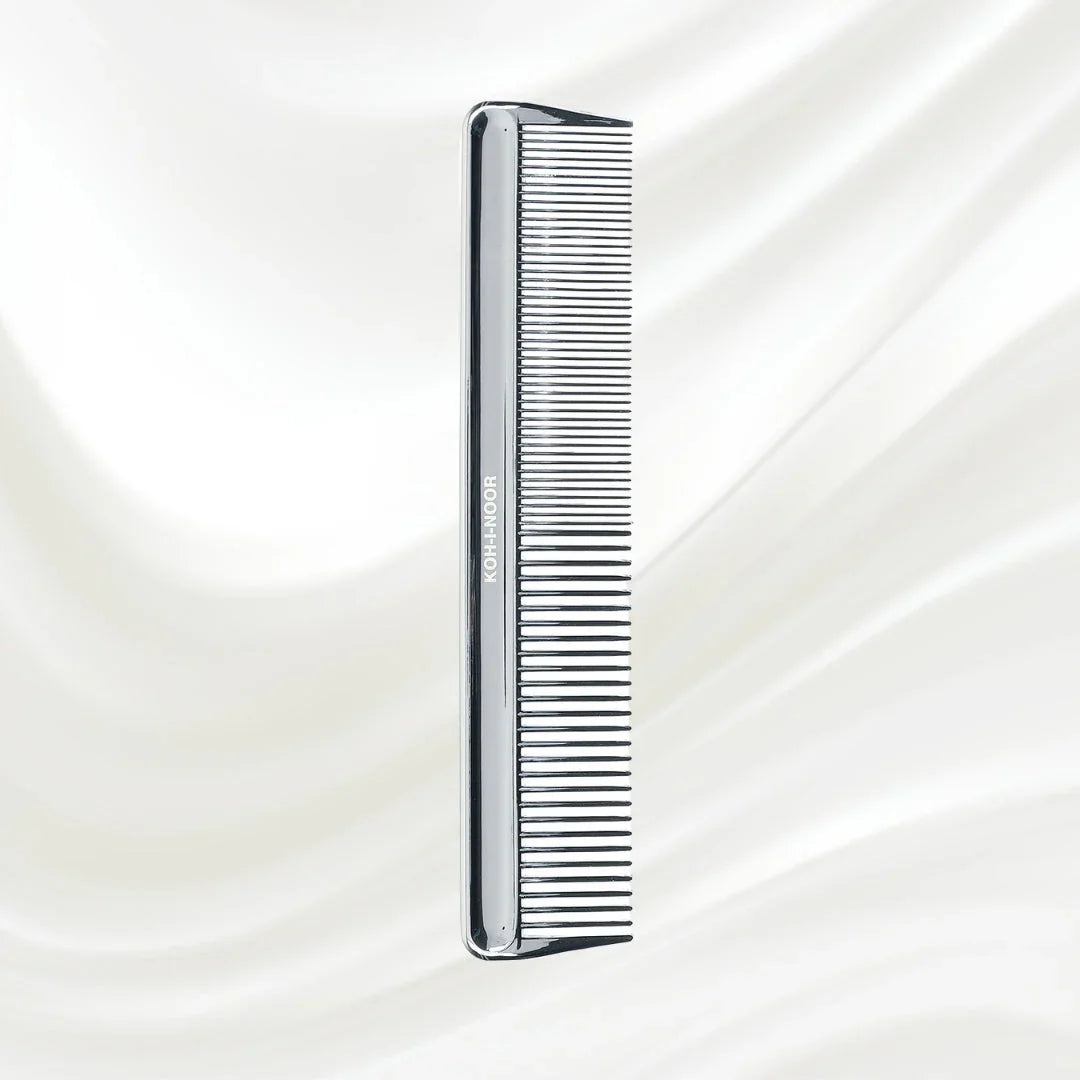 KOH-I-NOOR Beauty USA Metallic Wide and Close Spread Teeth Comb