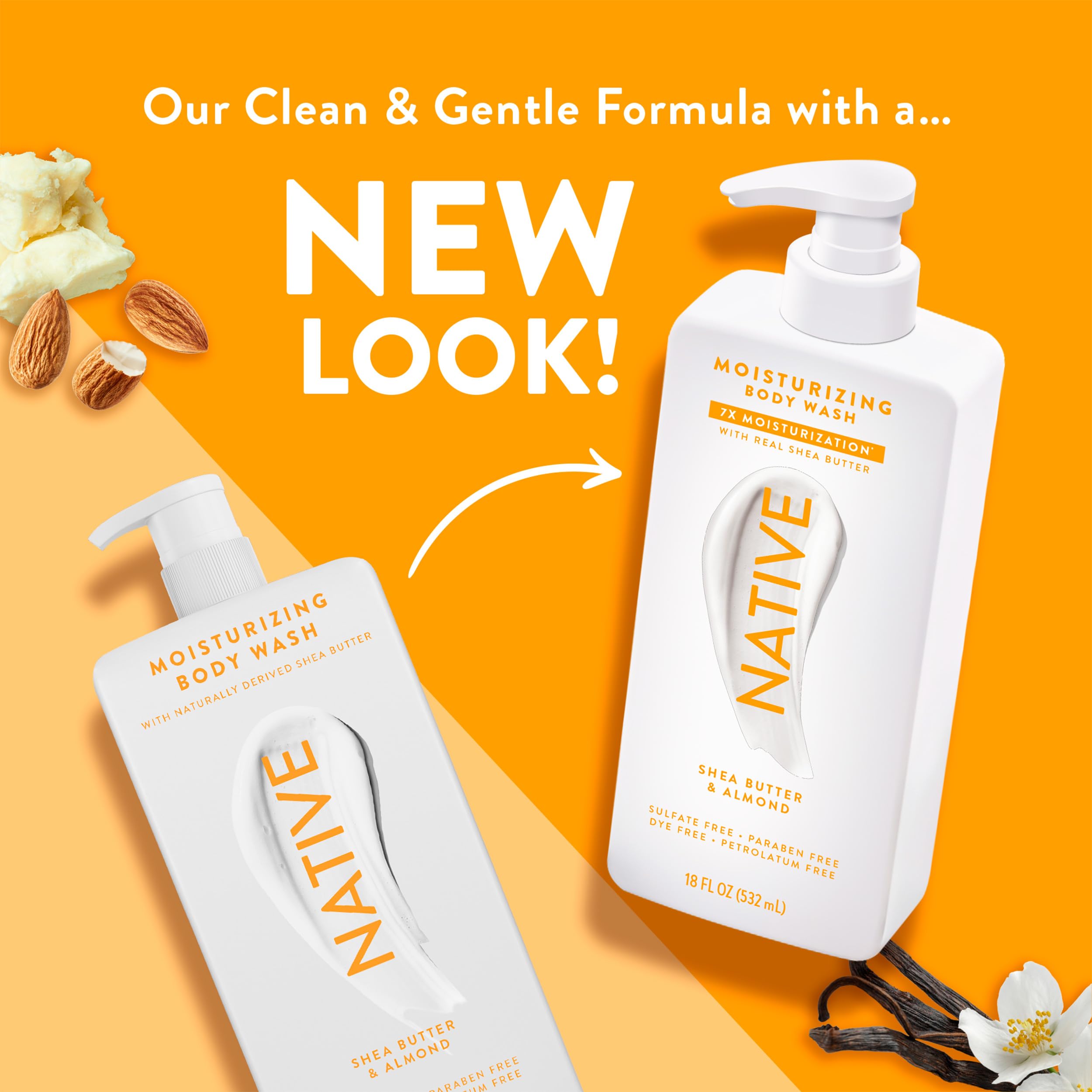 Native Shea Butter & Almond Body Wash