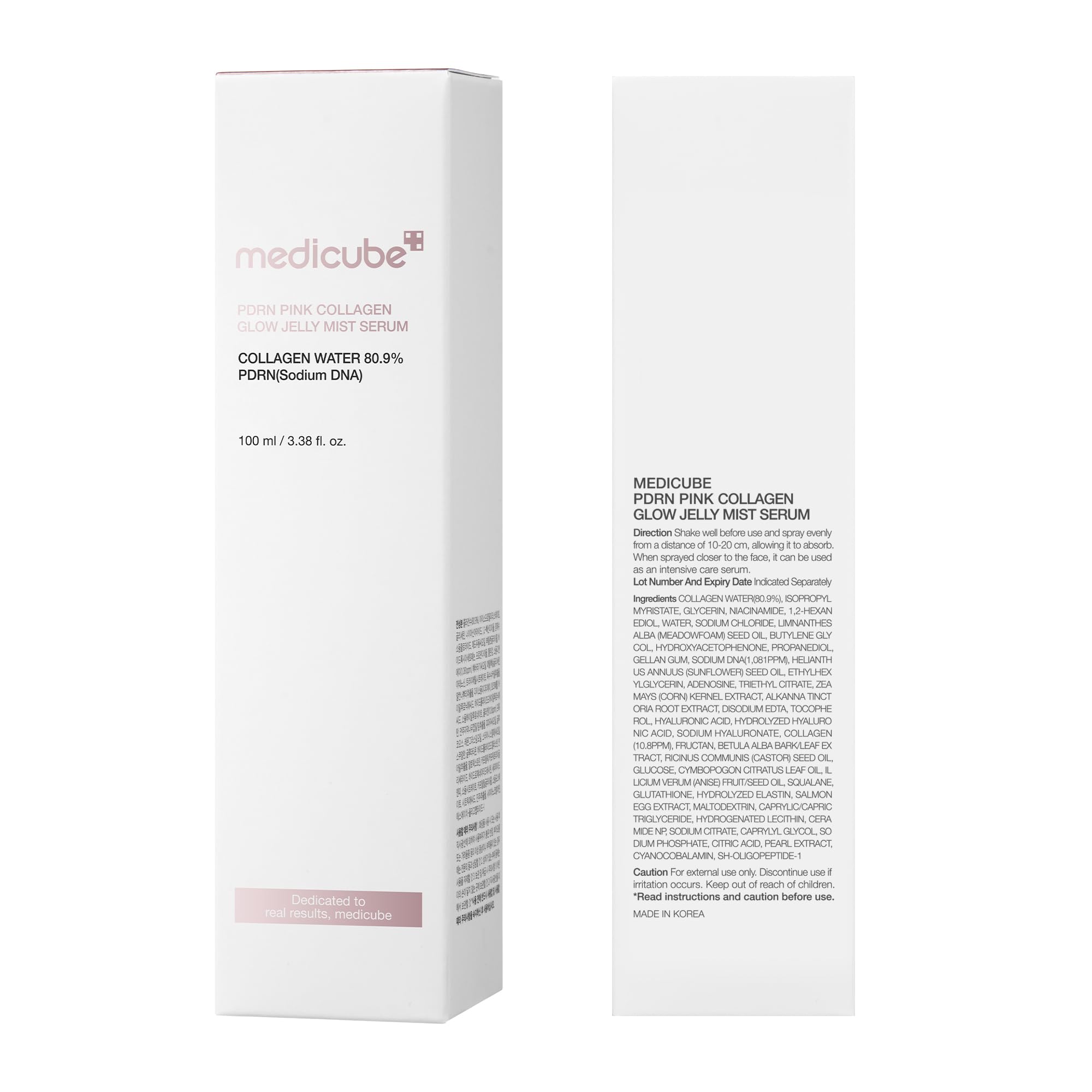 medicube Pink PDRN Collagen Jelly Mist Serum