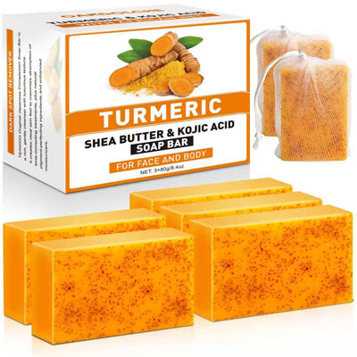 OAKDOLCHE Turmeric Kojic Acid Soap Bars - Image 1
