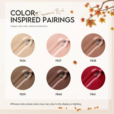Morovan Nail Polish Set: Winter Nude Dark Chocolate - Image 4