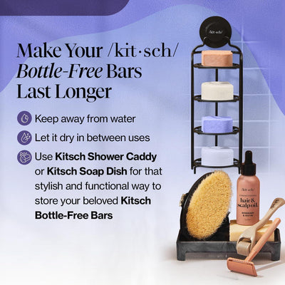 Kitsch Purple Shampoo & Conditioner Bar Set - Image 3