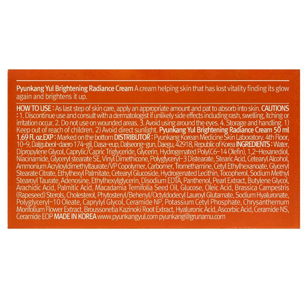 Pyunkang Yul PKY Radiance Vita Cream with Vitamin C and Pearl Extract