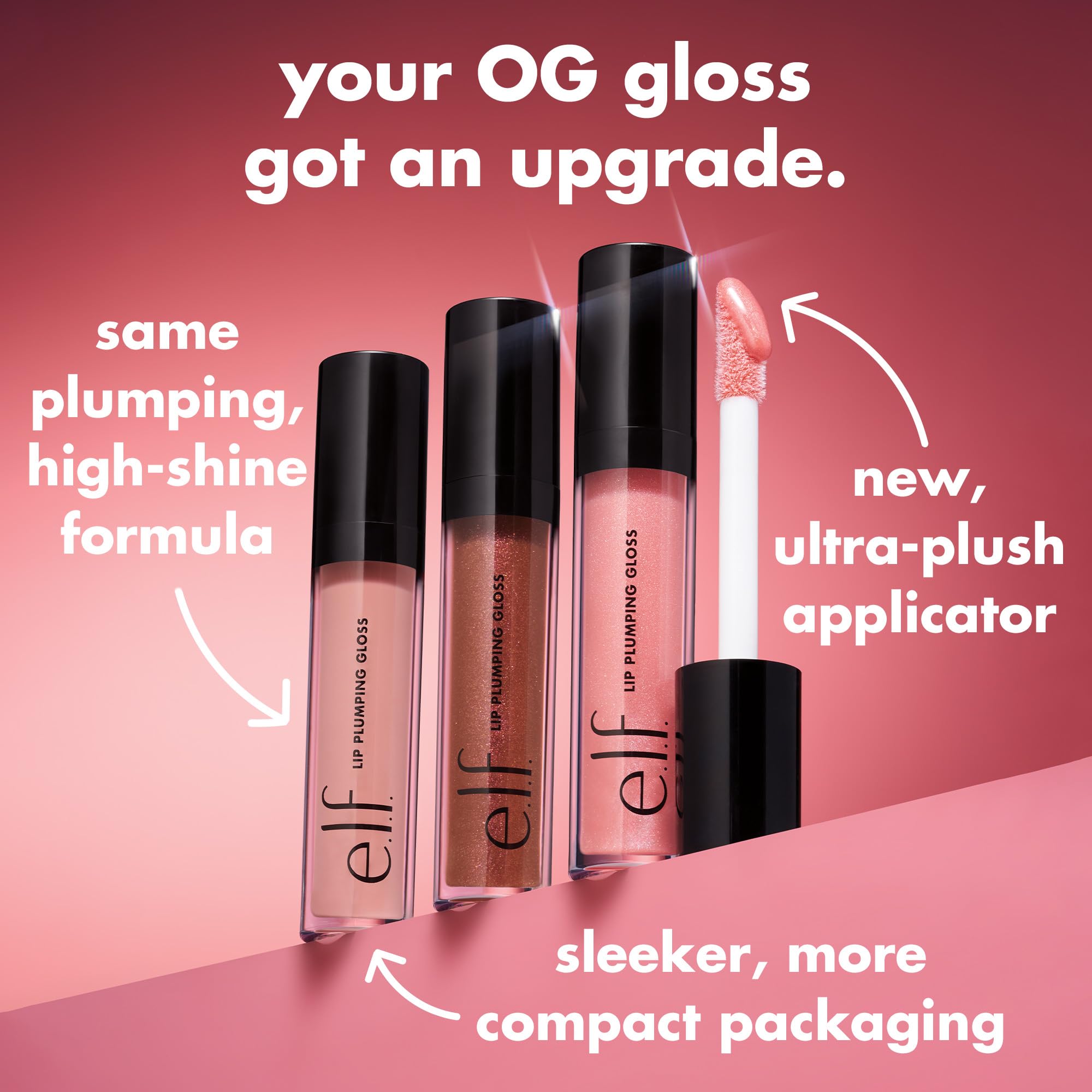 e.l.f. Pink Cosmo Lip Plumping Gloss