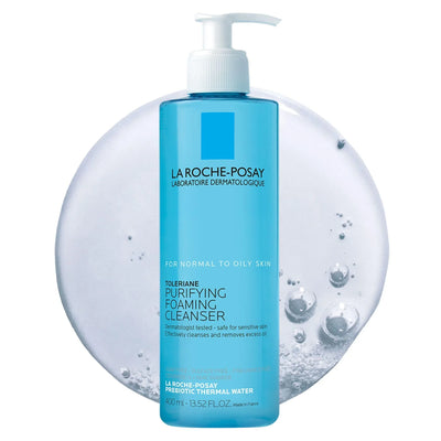 La Roche-Posay Toleriane Purifying Foaming Facial Cleanser, Oil Free Face Wash - Image 1