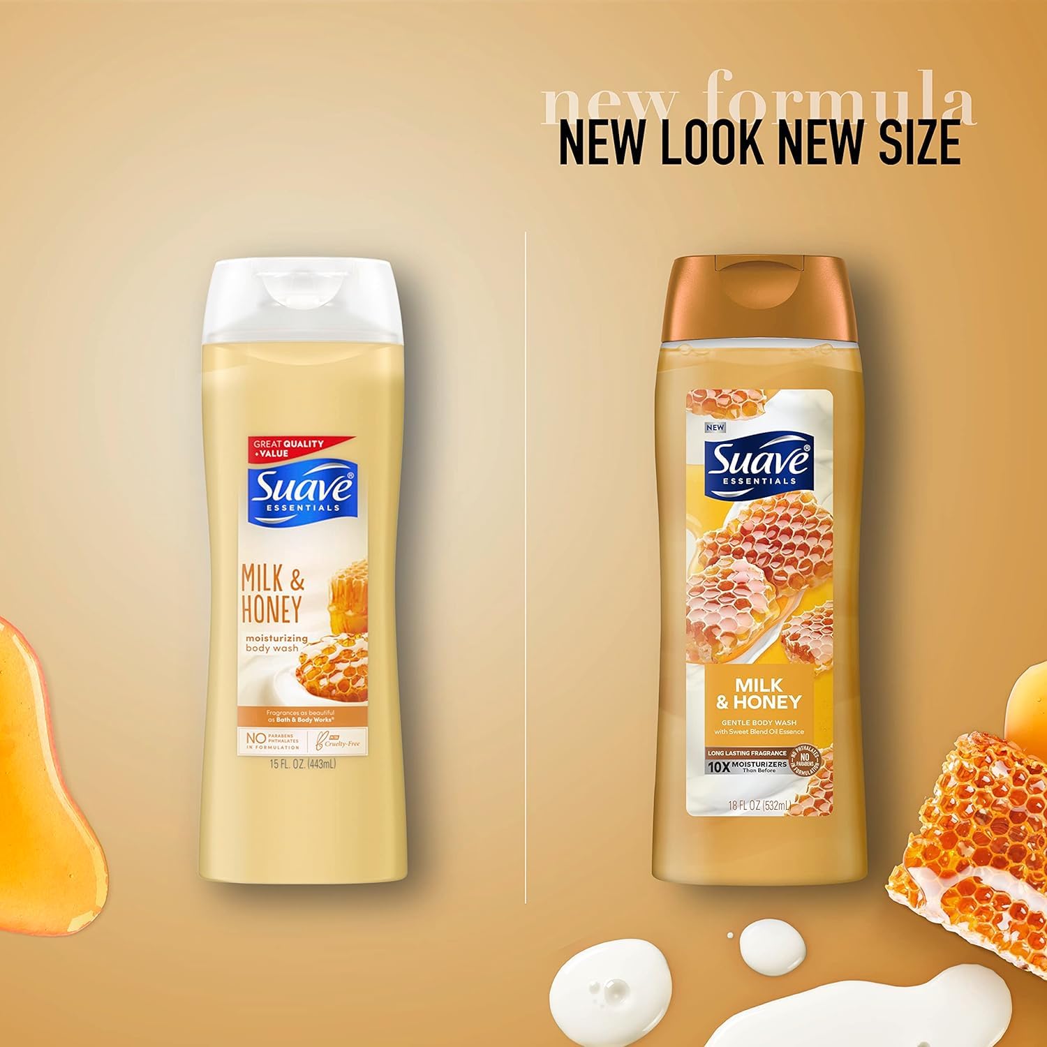 Suave Milk & Honey Body Wash