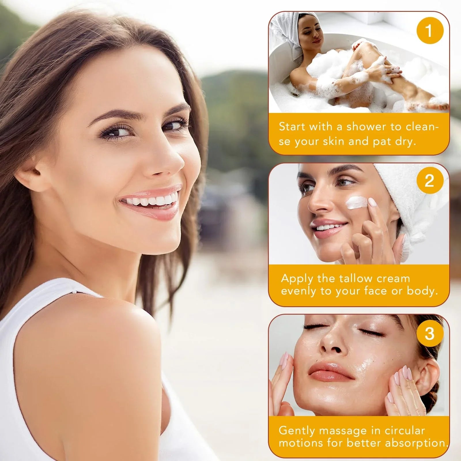 TKTALKER Hydrating Tallow Balm with Raw Honey and Beeswax