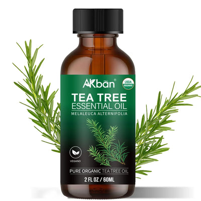 AKBAN Tea Tree Hair Treatment Oil – 100% Pure & Natural - Image 1