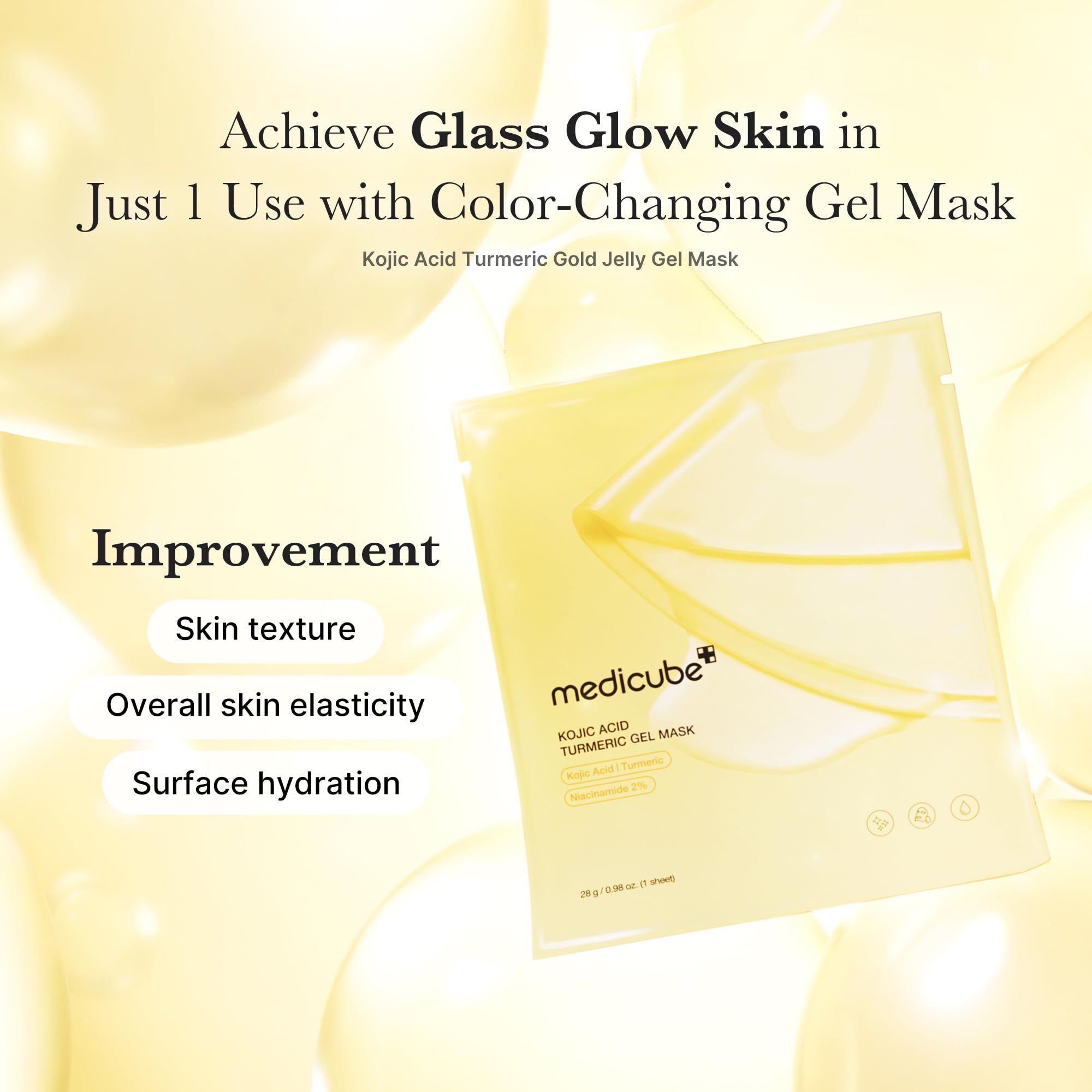 medicube Salmon & Turmeric Jelly Mask Set
