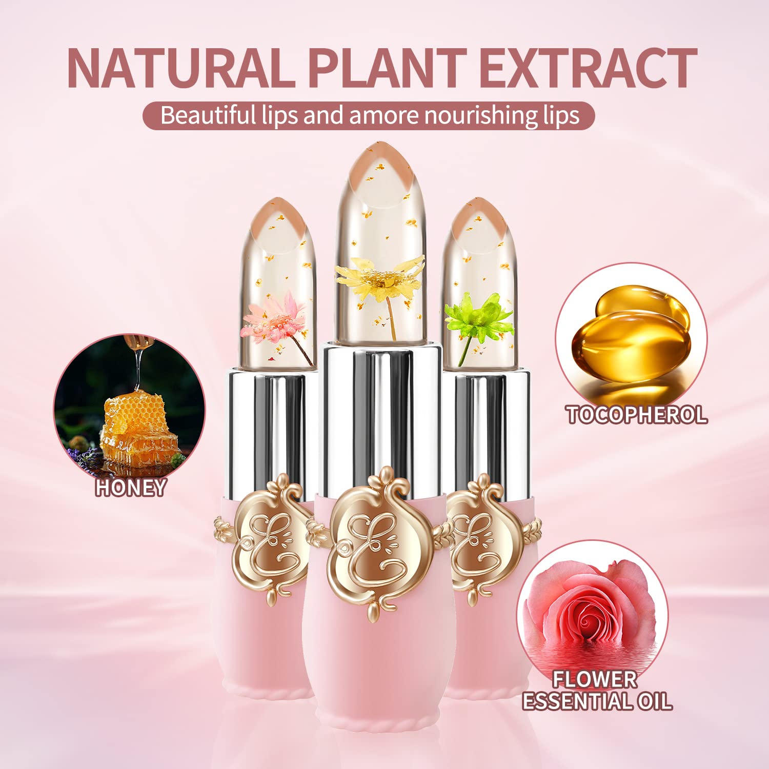 BestLand Flower Jelly Lipstick Set