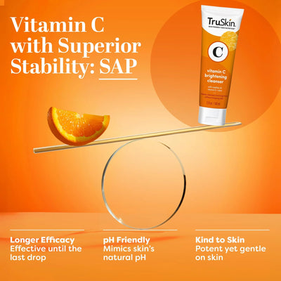 TruSkin Vitamin C Cleanser Face Wash with Vitamins C & E, Rosehip Oil, Aloe Vera - Image 2