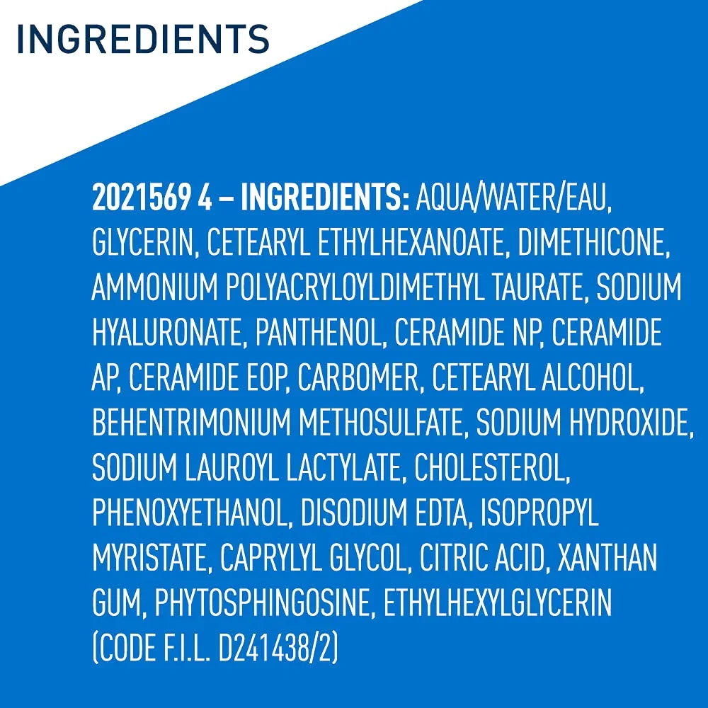 Cerave Hyaluronic Acid Serum for Face with Vitamin B5 and Ceramides
