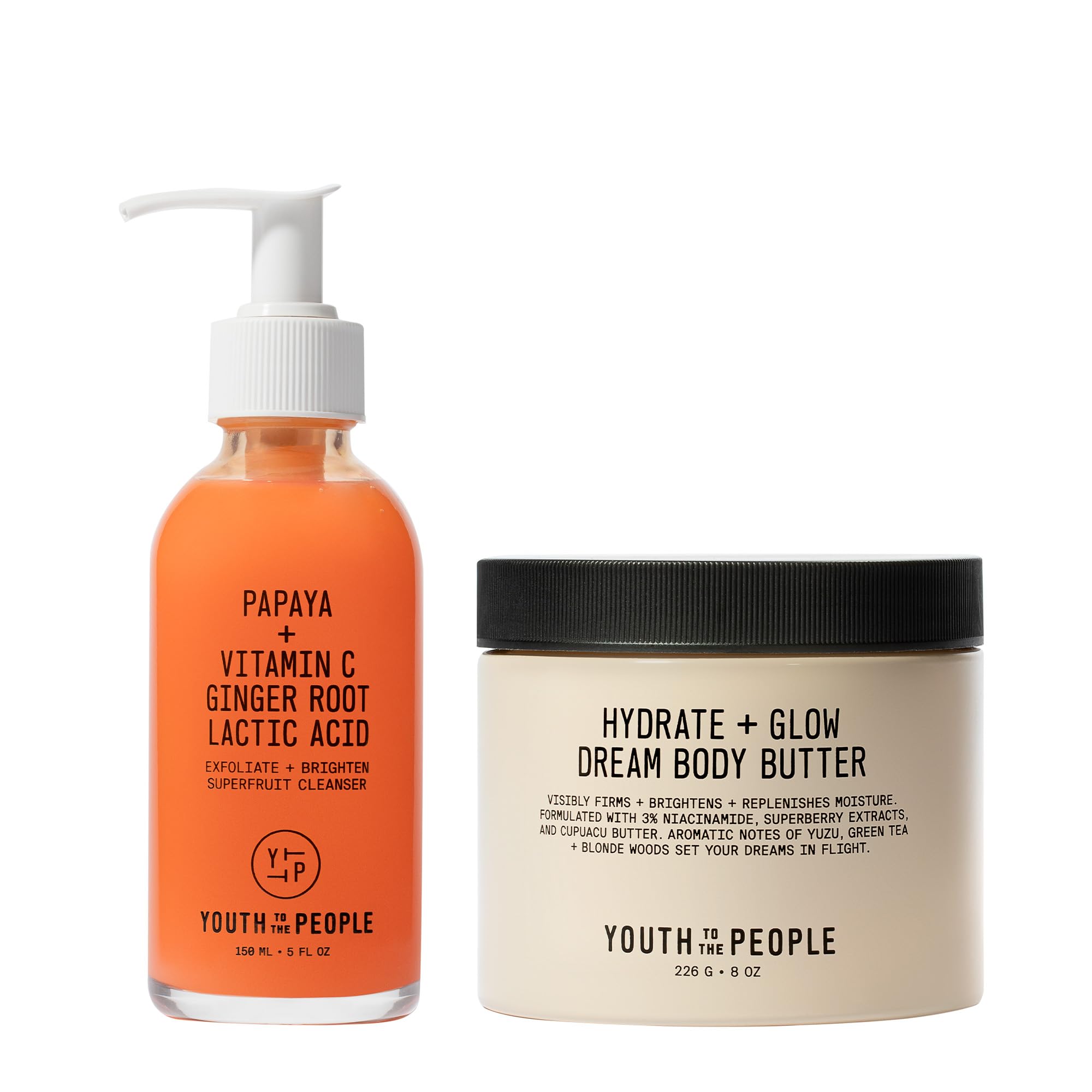 Youth To The People Papaya + Vitamin C Cleanser & Body Butter