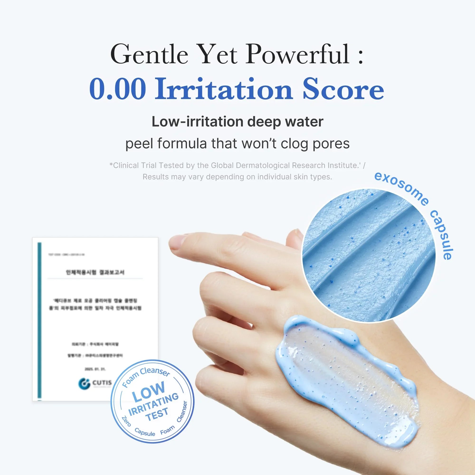 medicube Zero Pore Clear Blue Capsule Facial Deep Cleanser