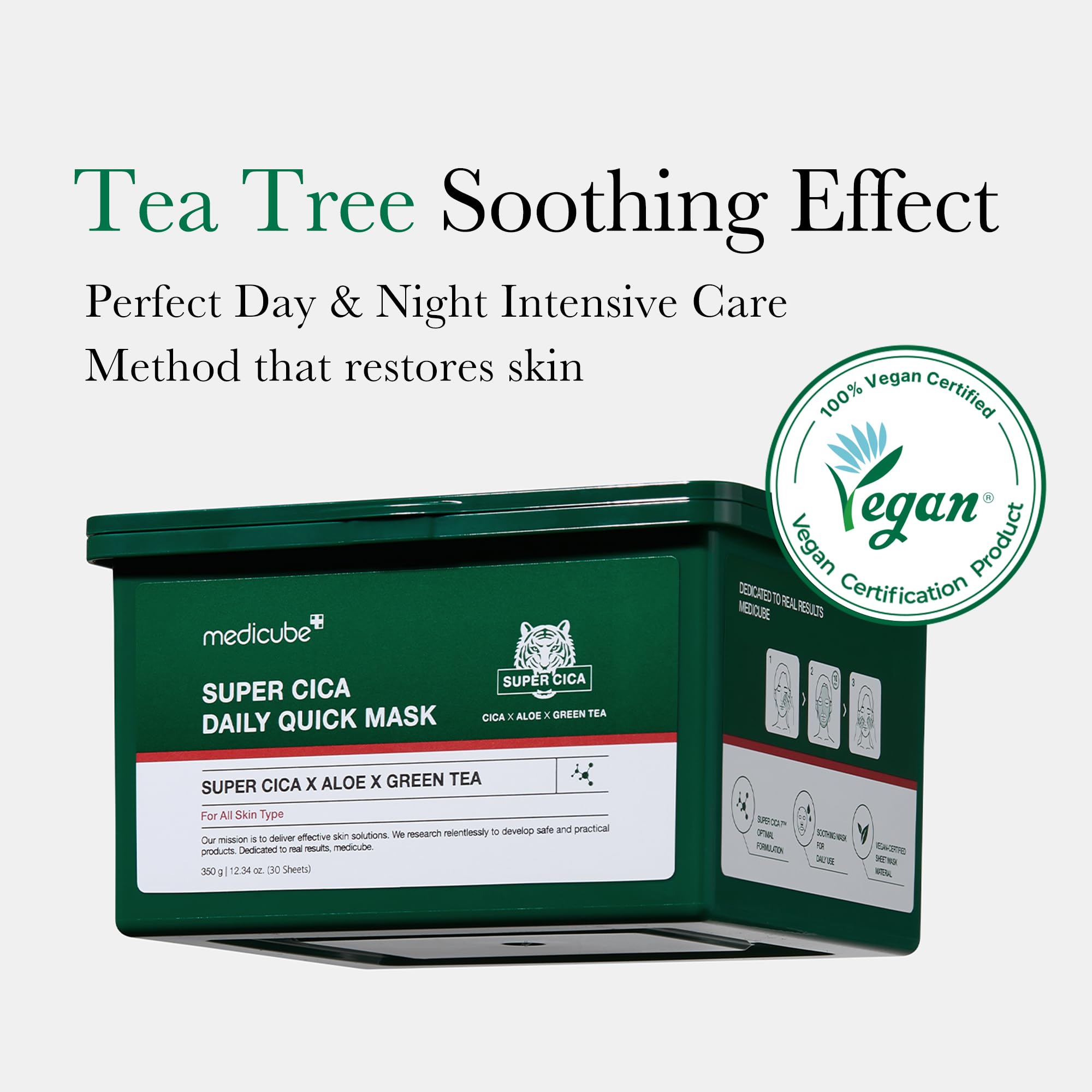 medicube Cica Daily Facial Masks