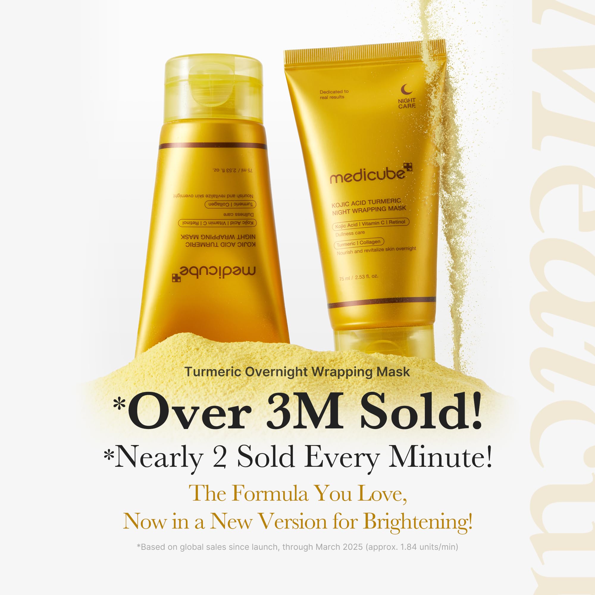 medicube Turmeric Overnight Peel Off Mask
