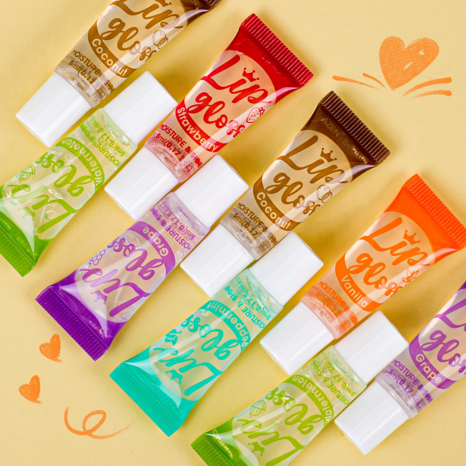 AZEN Lip Gloss Set