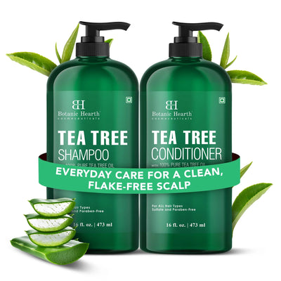 Botanic Hearth Tea Tree Shampoo and Conditioner Set - Image 1