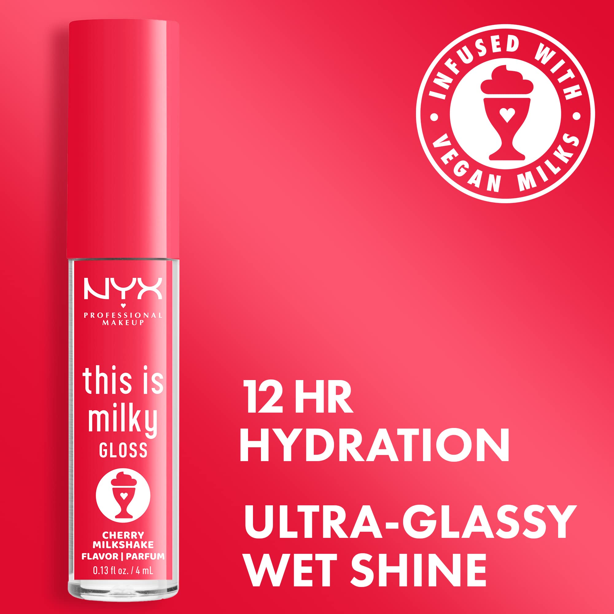 NYX Cherry Milkshake Lip Gloss