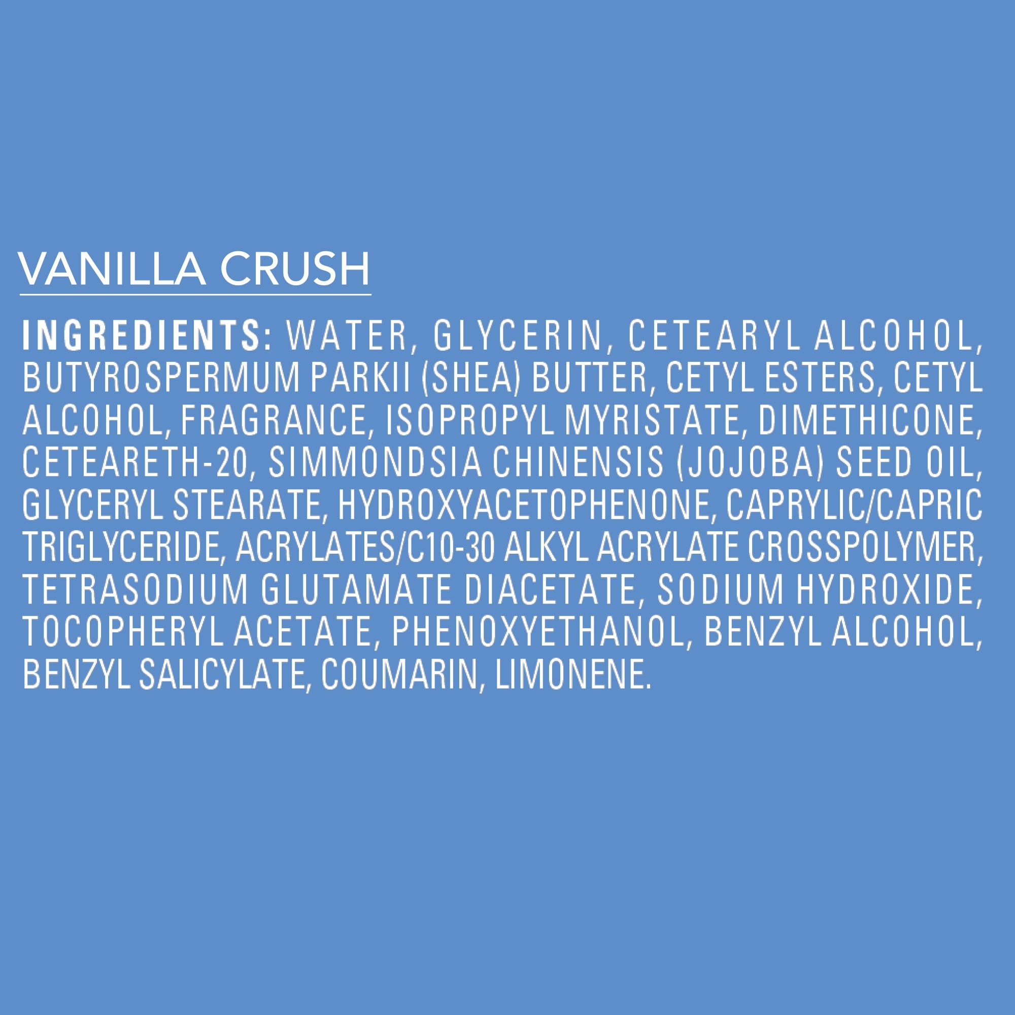 Jergens Shea Fusion Vanilla Crush Body Lotion