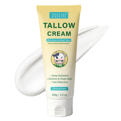 ZIIDII Whipped Grass Fed Beef Tallow Face Moisturizer - Image 1
