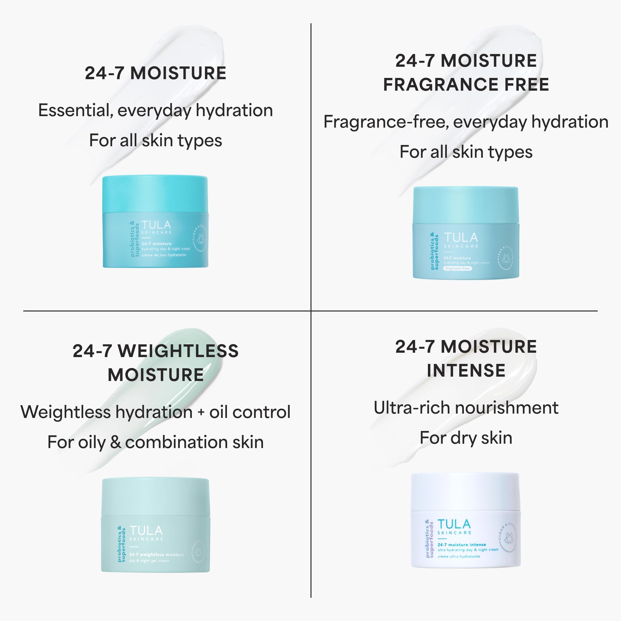 TULA 24-7 Weightless Moisture Day & Night Cream