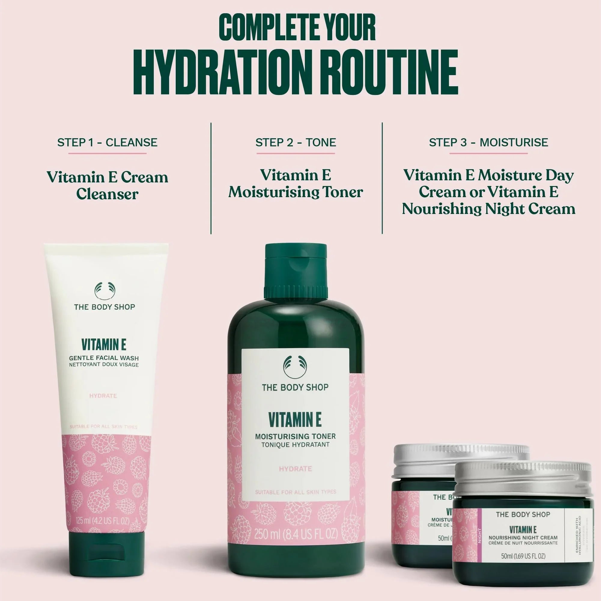 The Body Shop Vitamin E Cream Cleanser - 8.4 Fl Oz