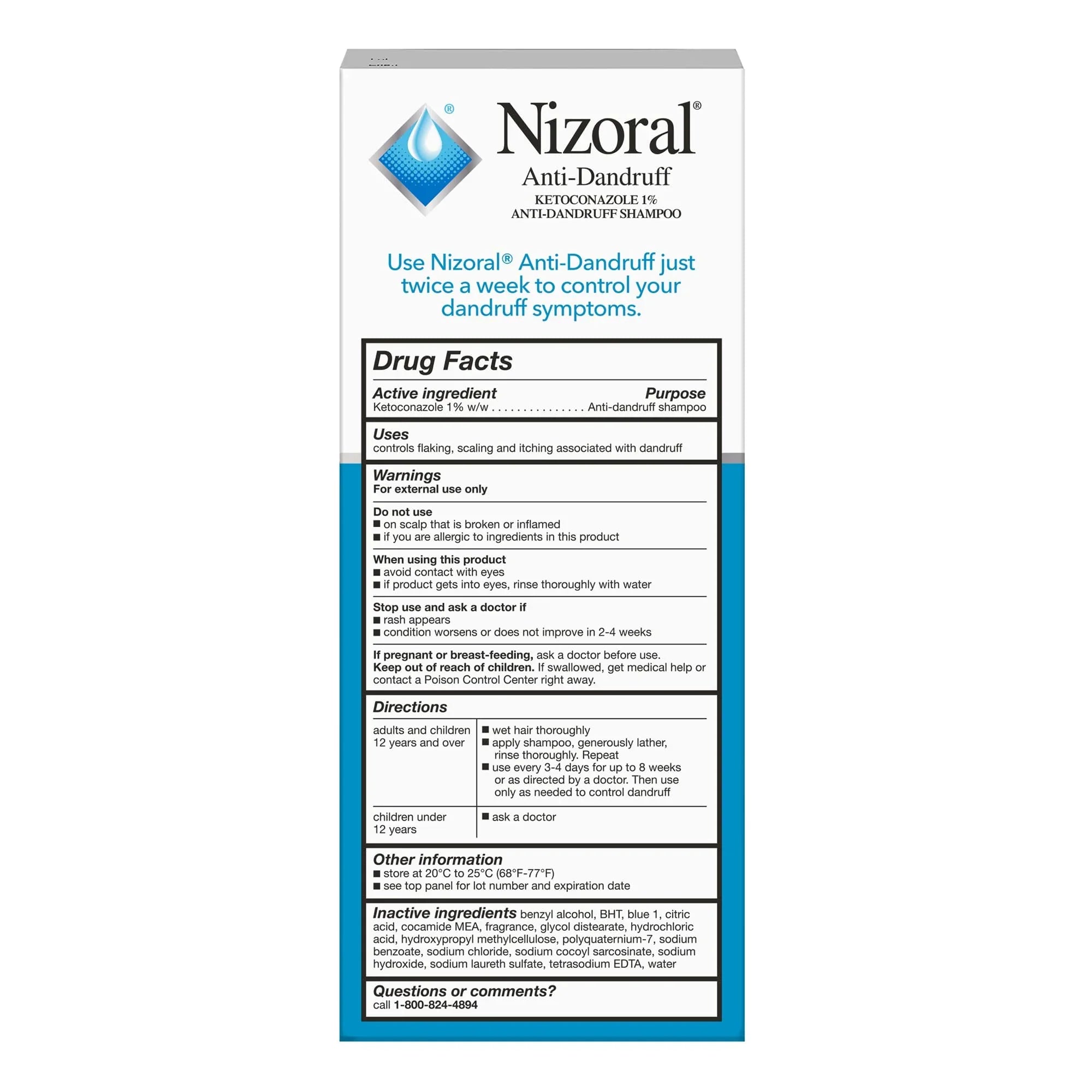 Nizoral Fresh Scent Anti-Dandruff Shampoo