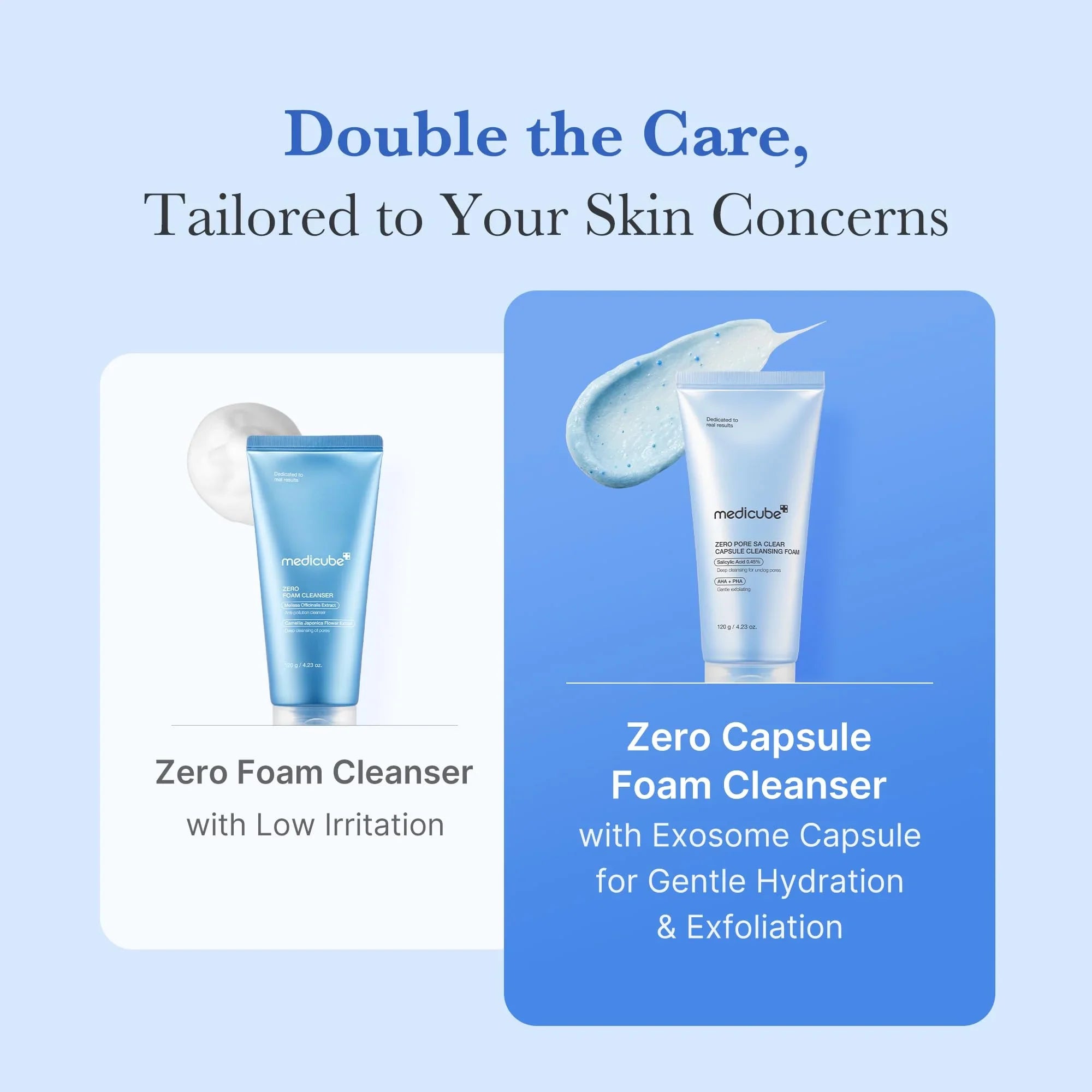 medicube Zero Pore Clear Blue Capsule Facial Deep Cleanser