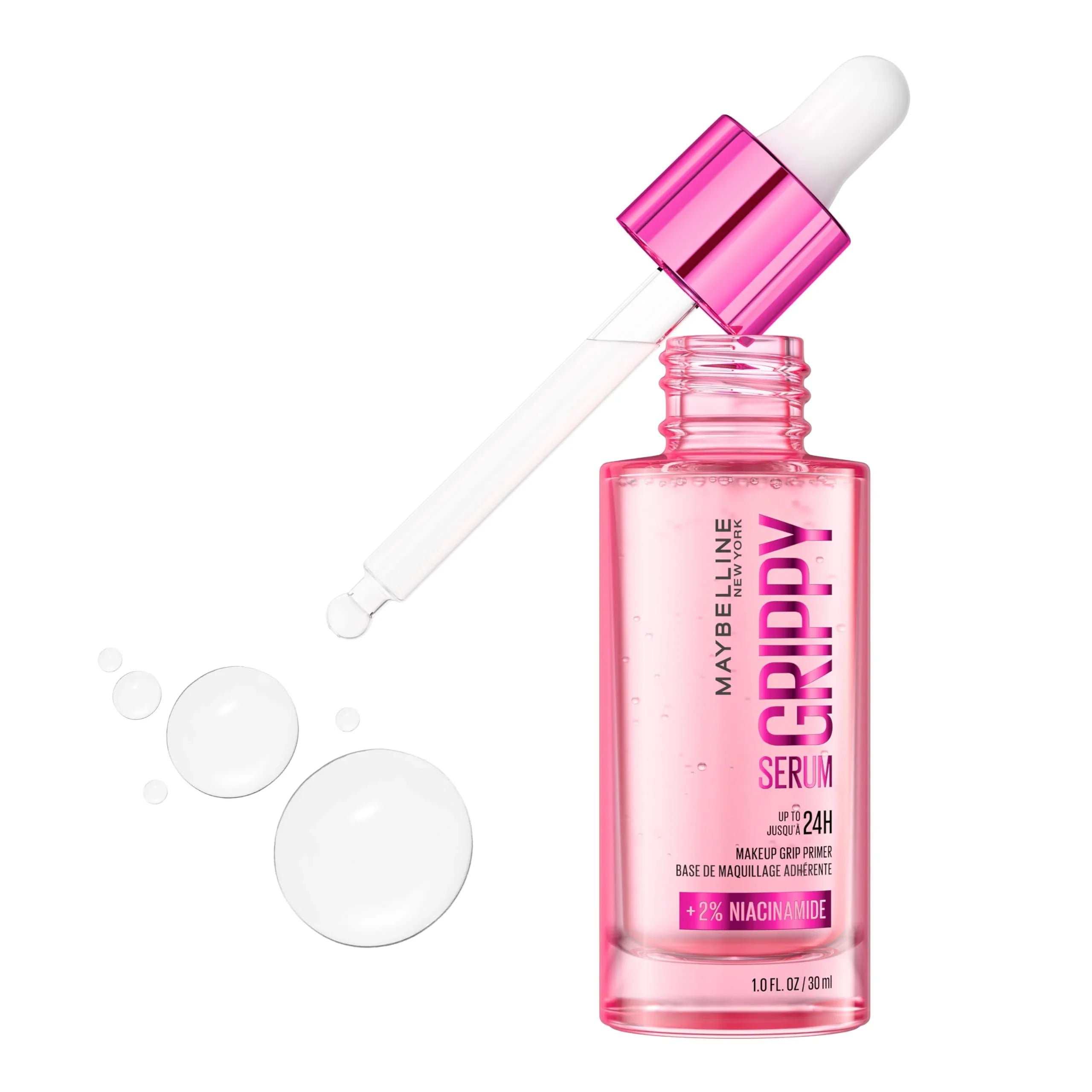 MAYBELLINE Grippy Serum Hydrating Makeup Primer with 2% Niacinamide