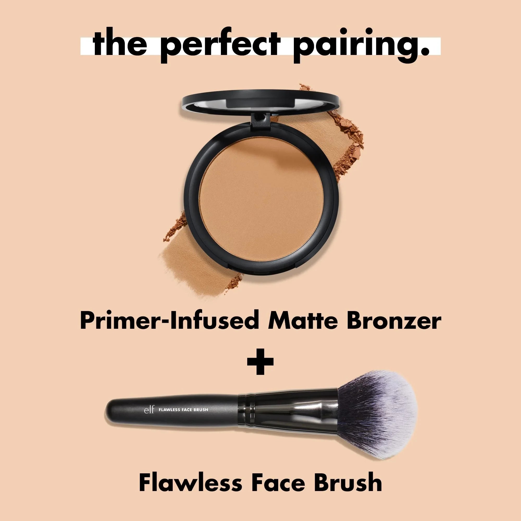 e.l.f. Primer-infused Bronzer, Long-Wear, Matte, Bold