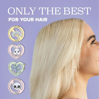 L LUSETA Purple Shampoo and Conditioner Set - Image 2