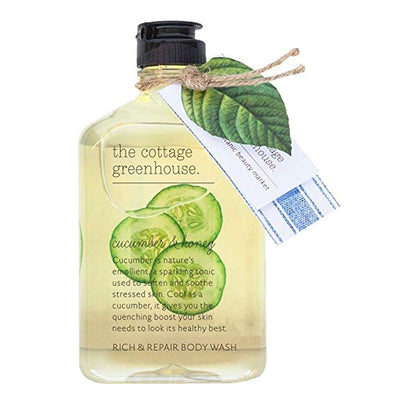 The Cottage Greenhouse Cucumber & Honey Body Wash - Image 1