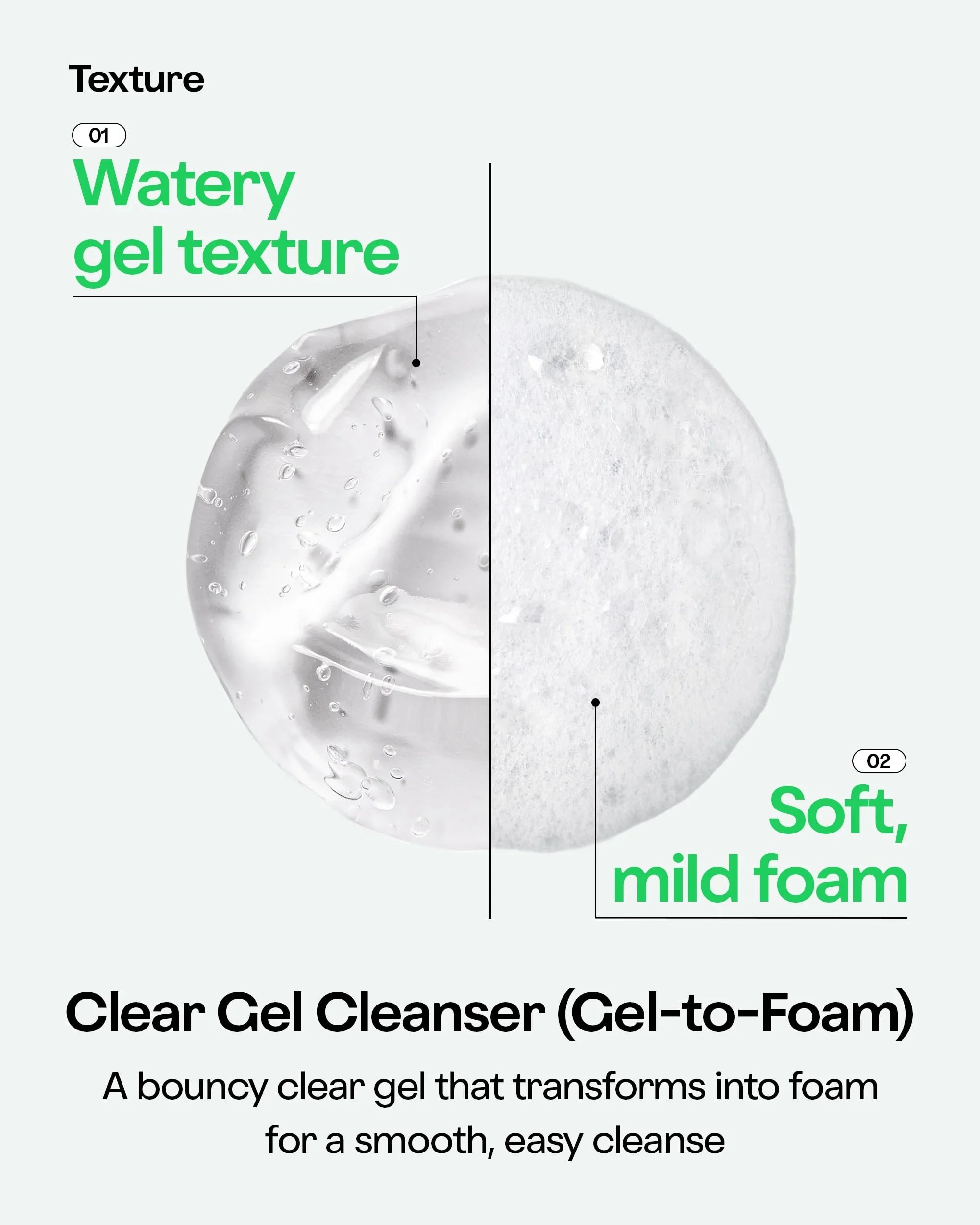 HOLIKA HOLIKA Aloe Facial Cleansing Foam, 5.07 fl.oz.