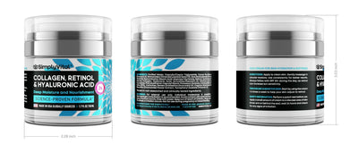 SimplyVital Collagen, Retinol & Hyaluronic Acid Cream - Image 1