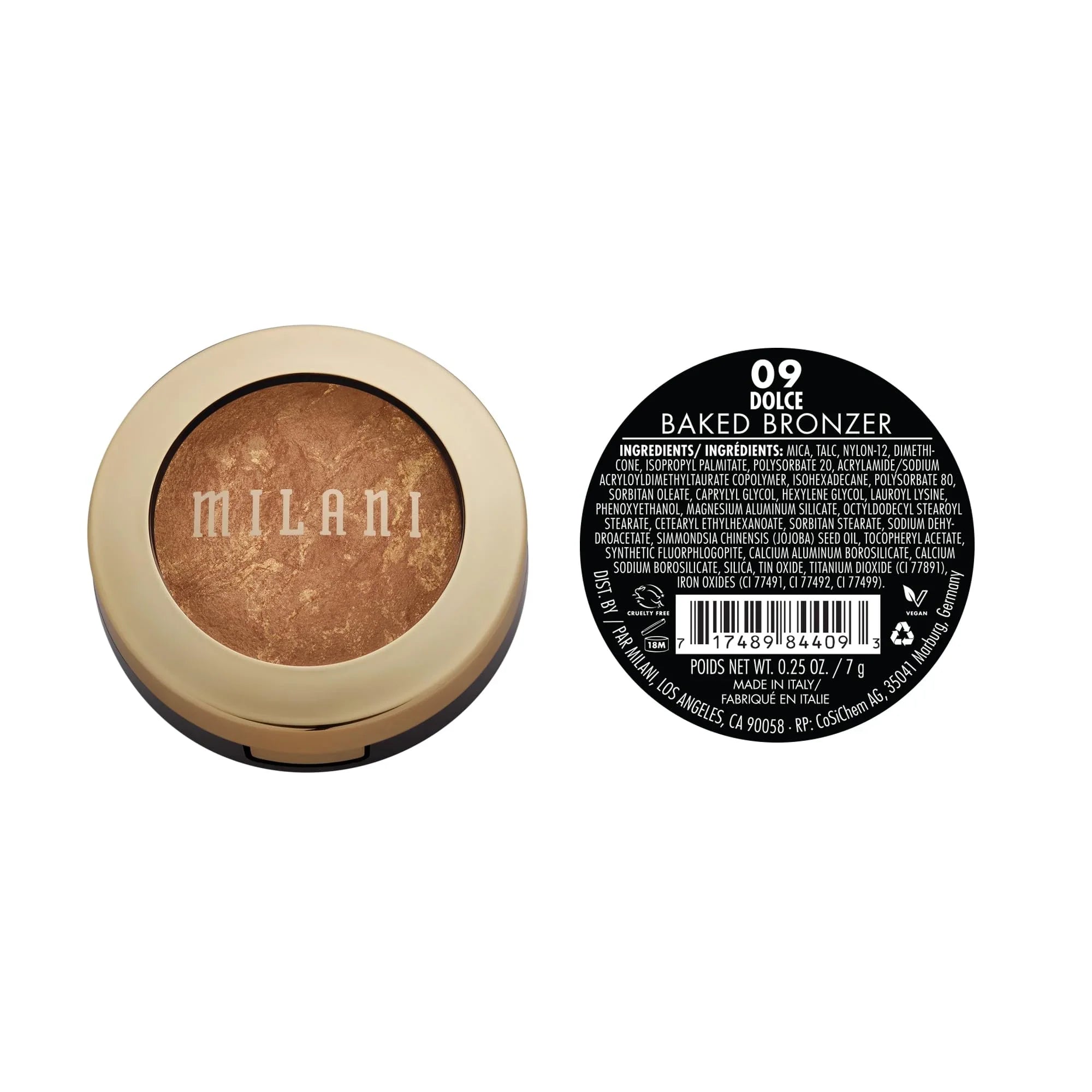Milani Bronzer Powder - Baked Bronzer Made in Italy