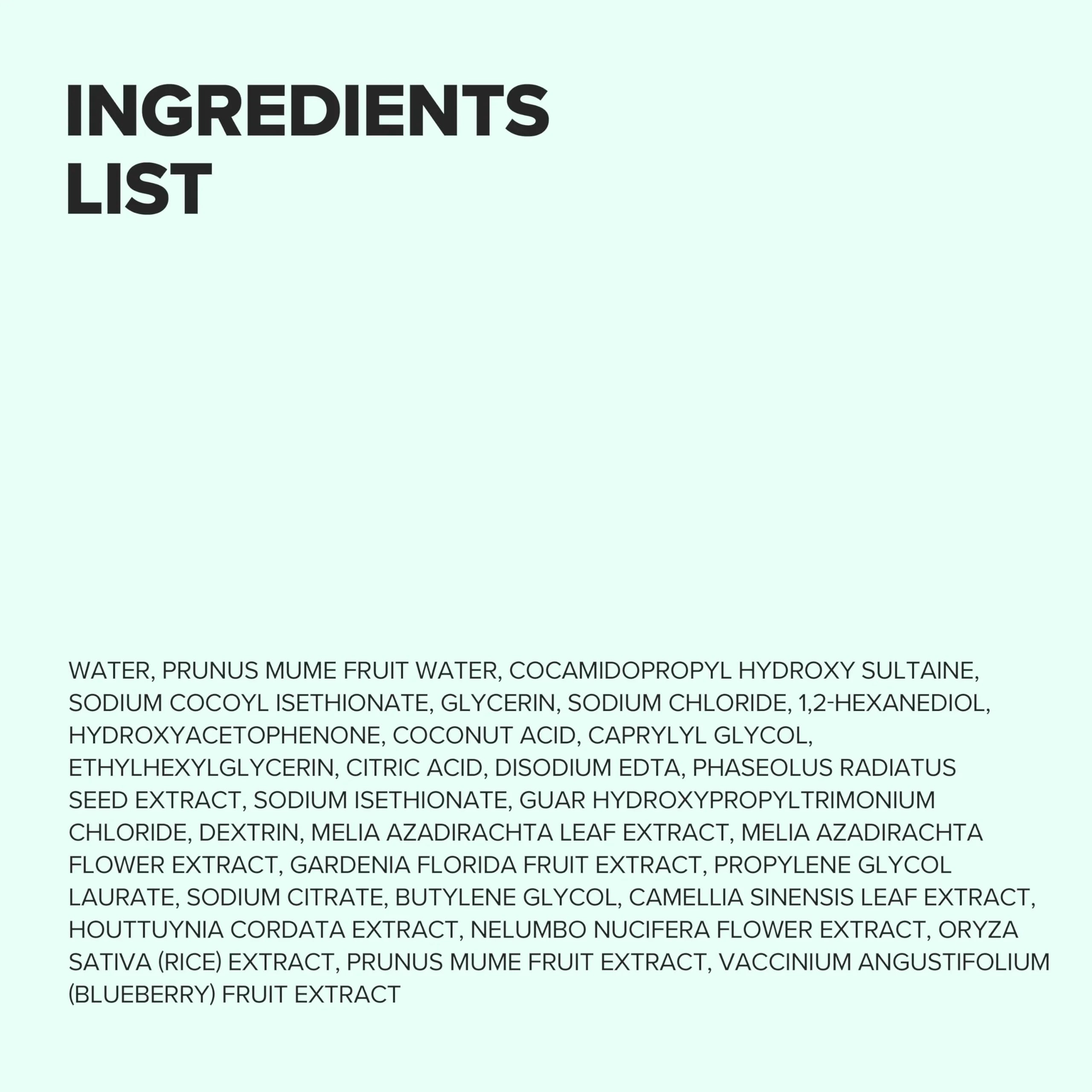 Beauty of Joseon Green Plum Refreshing Cleanser Gel for All Skin Types