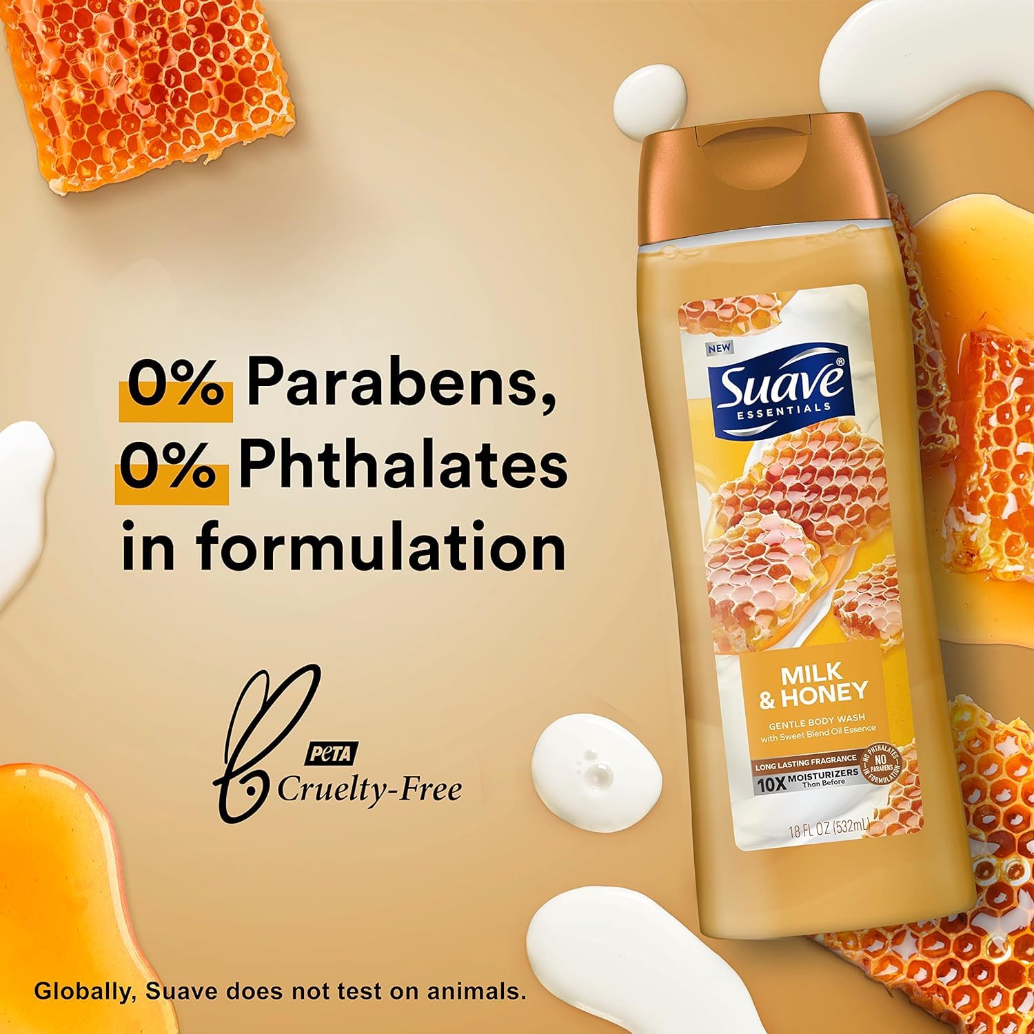 Suave Milk & Honey Body Wash