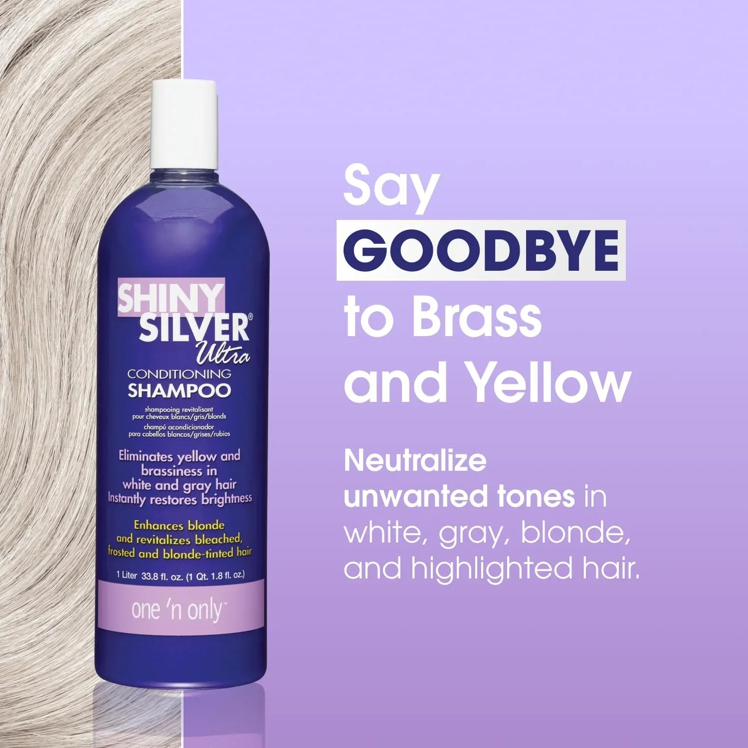 One 'N Only Shiny Silver Purple Shampoo