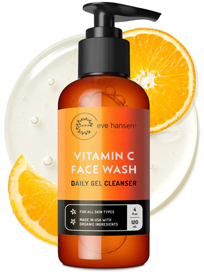 Eve Hansen Vitamin C Cleanser Face Wash with Aloe Vera, Vitamin E (4 oz) - Image 1