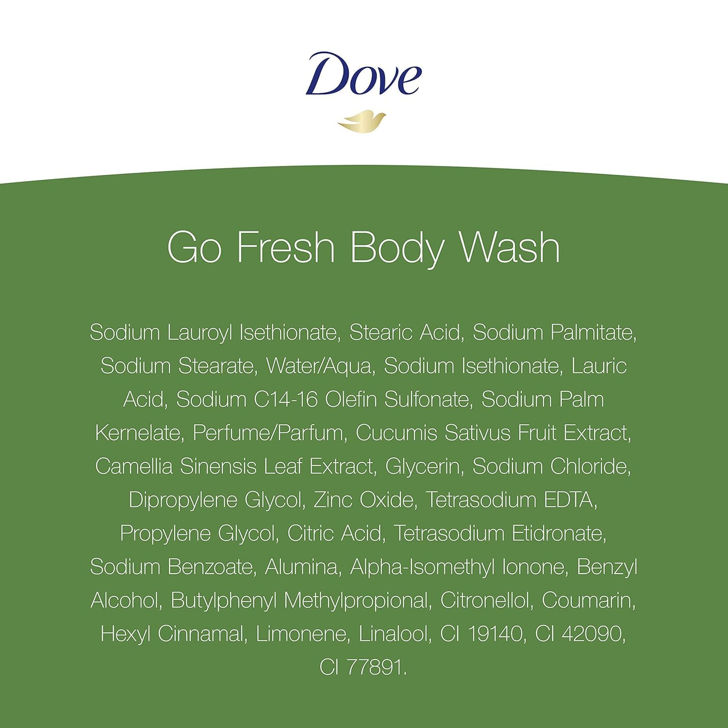 Dove Cucumber & Green Tea Body Wash