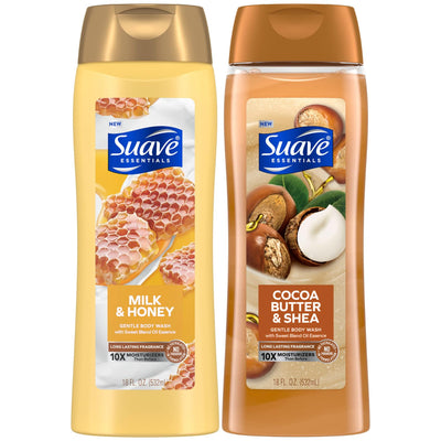 Suave Milk & Honey + Cocoa Butter Body Wash - Image 1