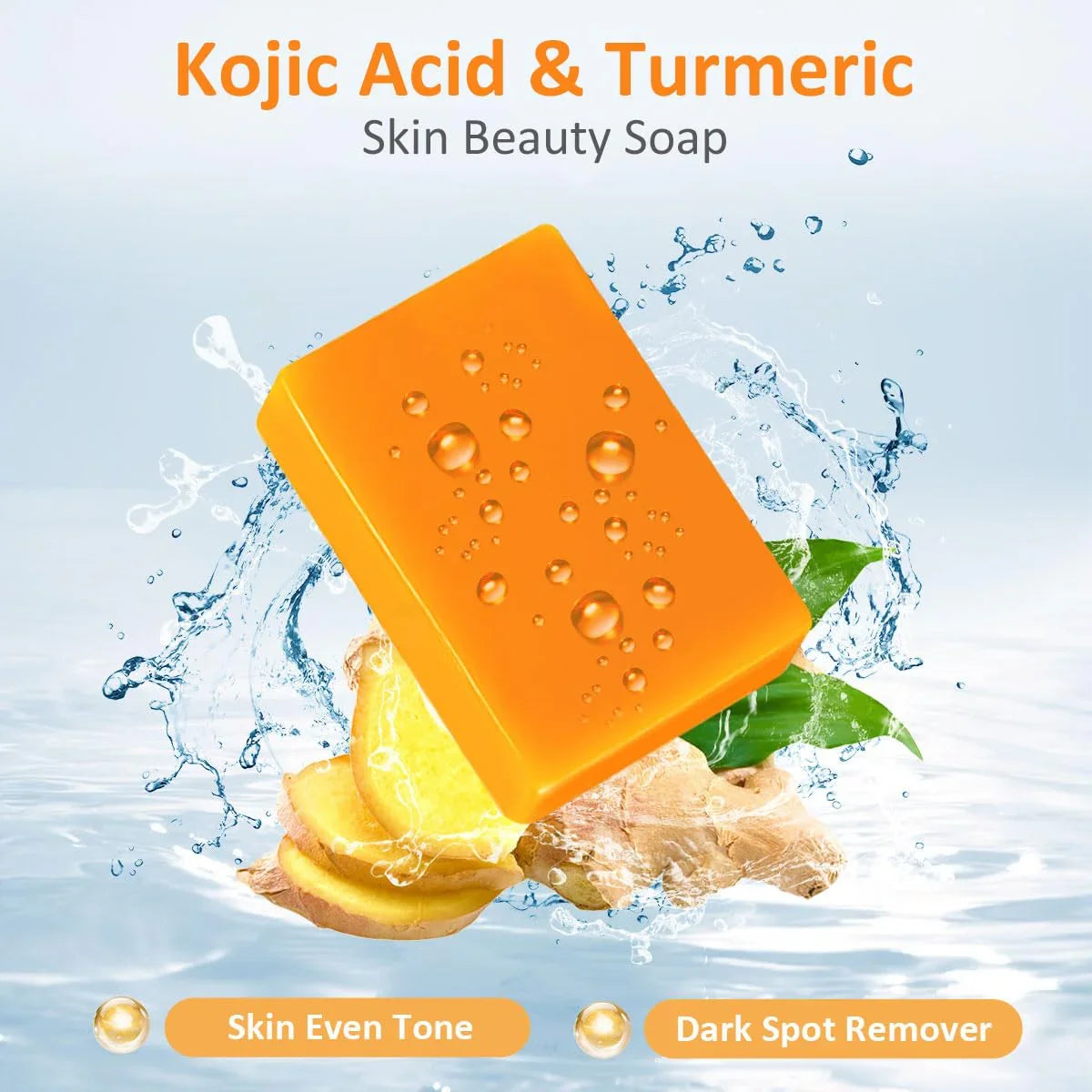 HOYEHOLA Kojic Acid Turmeric Soap Bar