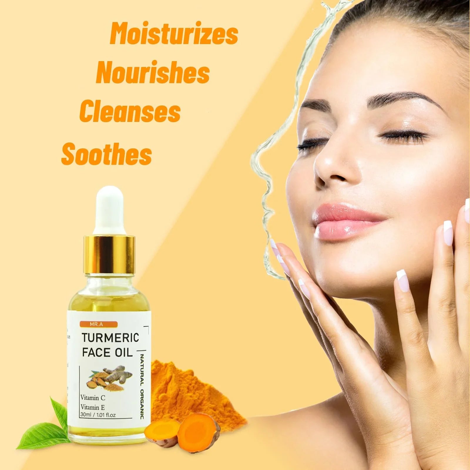 MR.A Turmeric Soap Bar and Oil Set