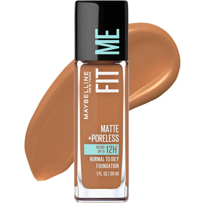 MAYBELLINE Fit Me Matte + Poreless Liquid Oil-Free Foundation Makeup - Image 1