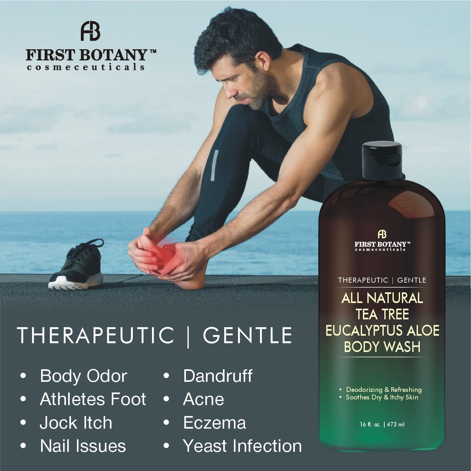 First Botany Tea Tree Eucalyptus Body Wash