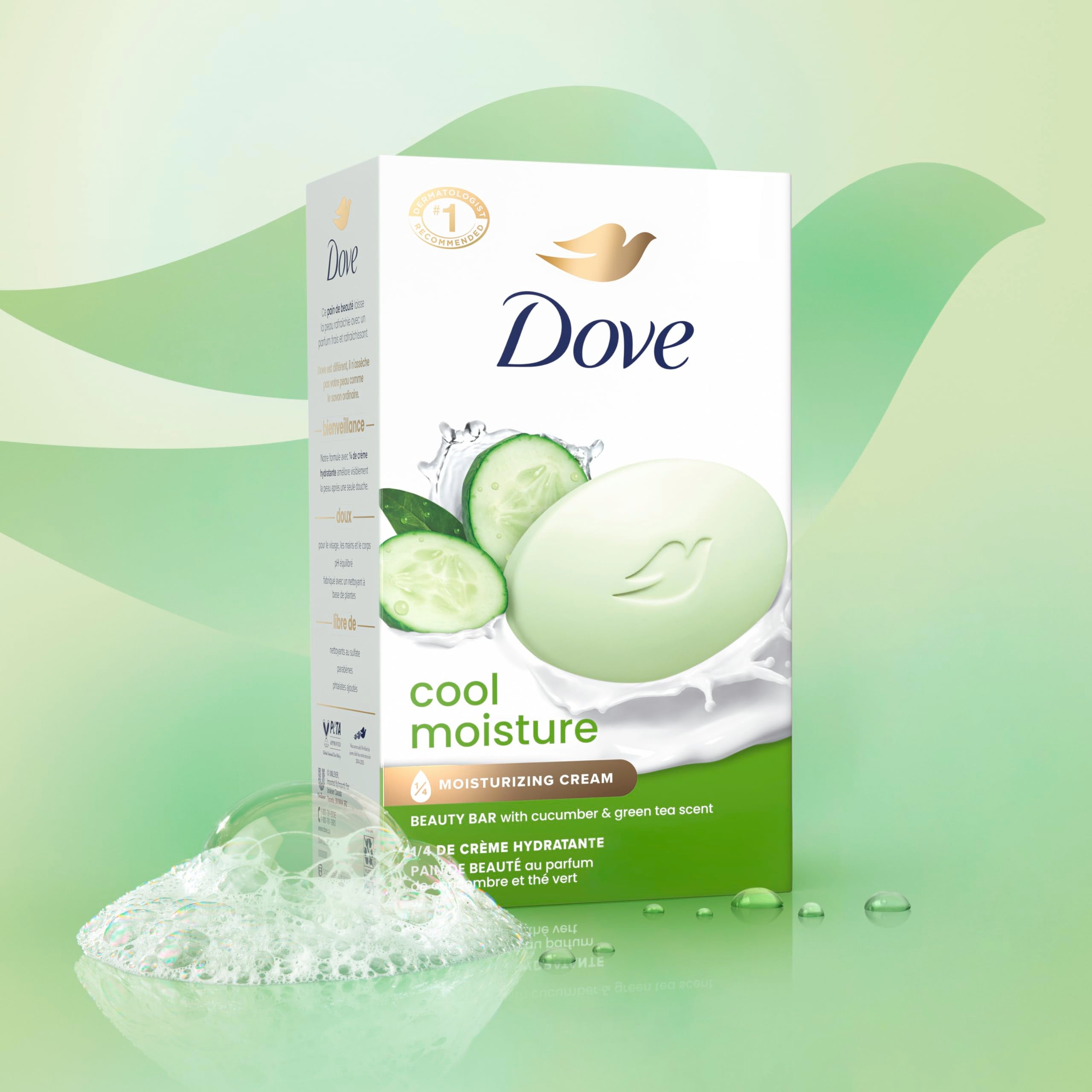 Dove Cool Moisture Cucumber & Green Tea Soap