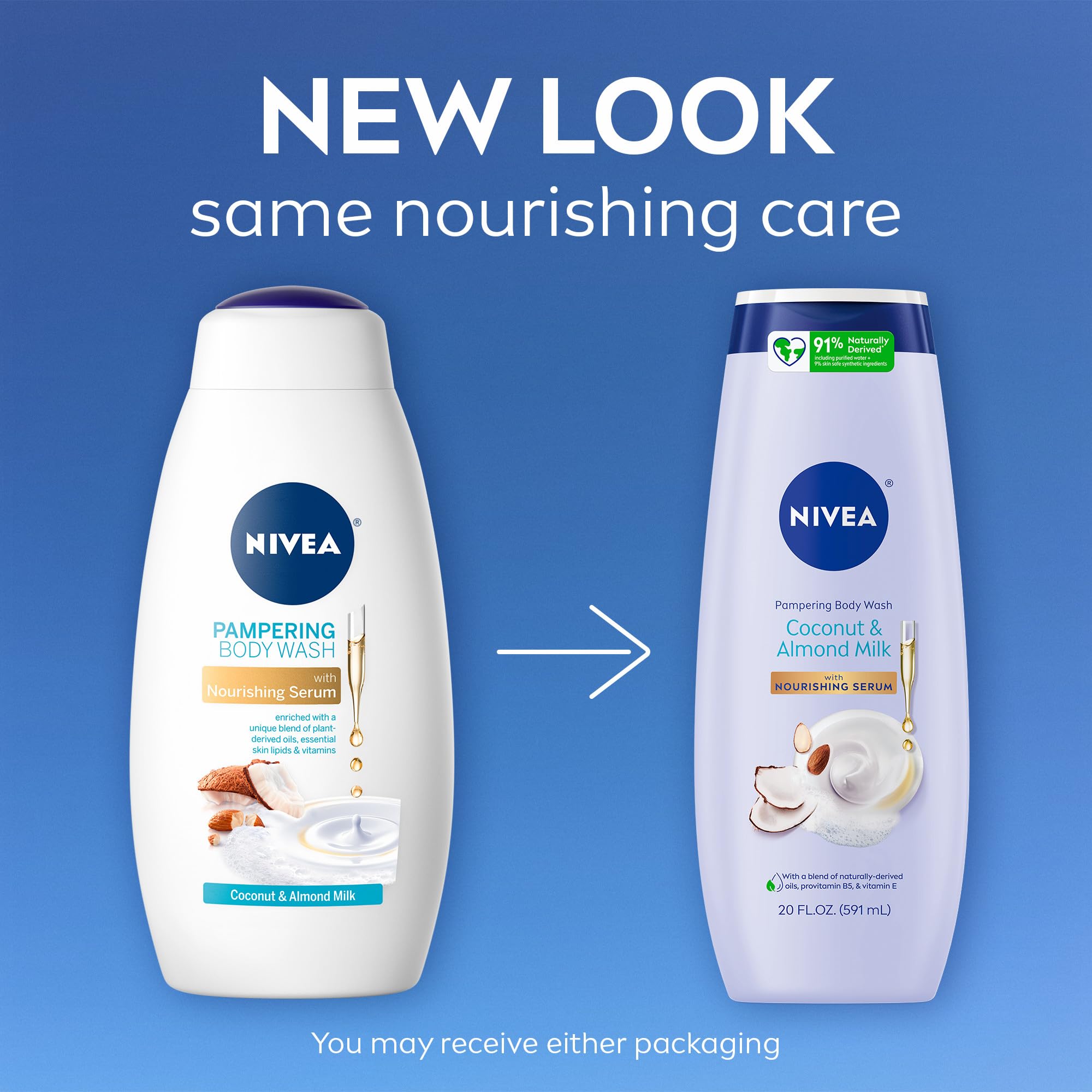 NIVEA Coconut & Almond Milk Body Wash