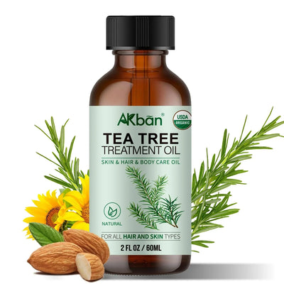 AKBAN Tea Tree Hair Treatment Oil – 100% Pure & Natural - Image 4