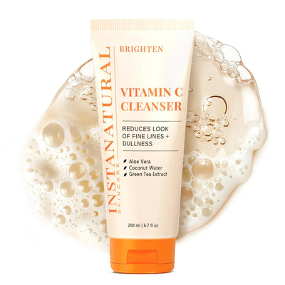 InstaNatural Vitamin C Cleanser with Coconut Water and Aloe Vera, 6.7 FL Oz - Image 1